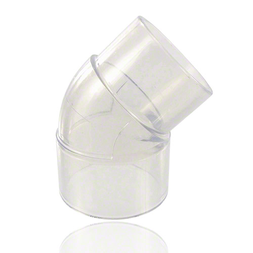 PVC U Transparent Winkel 45&deg;&nbsp; - Spezial -