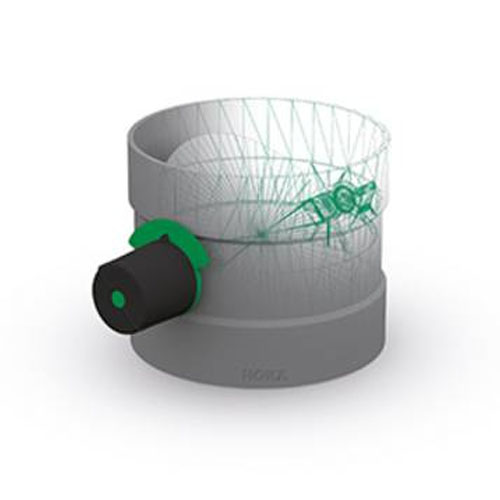 PP-el-s Absperrklappe, Drehknopf, 15&deg; Raster, Dichtung, beidseitig Muffe, elektrisch leitf&auml;hig